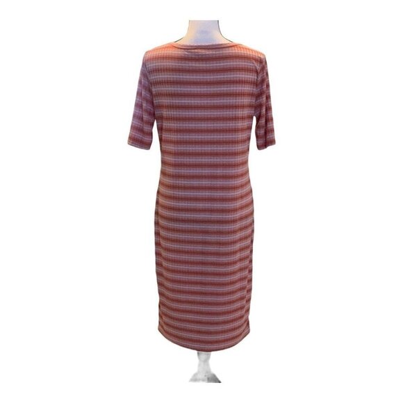 LuLaRoe Womens Carley Dress Size L Orange - Picture 4 of 16